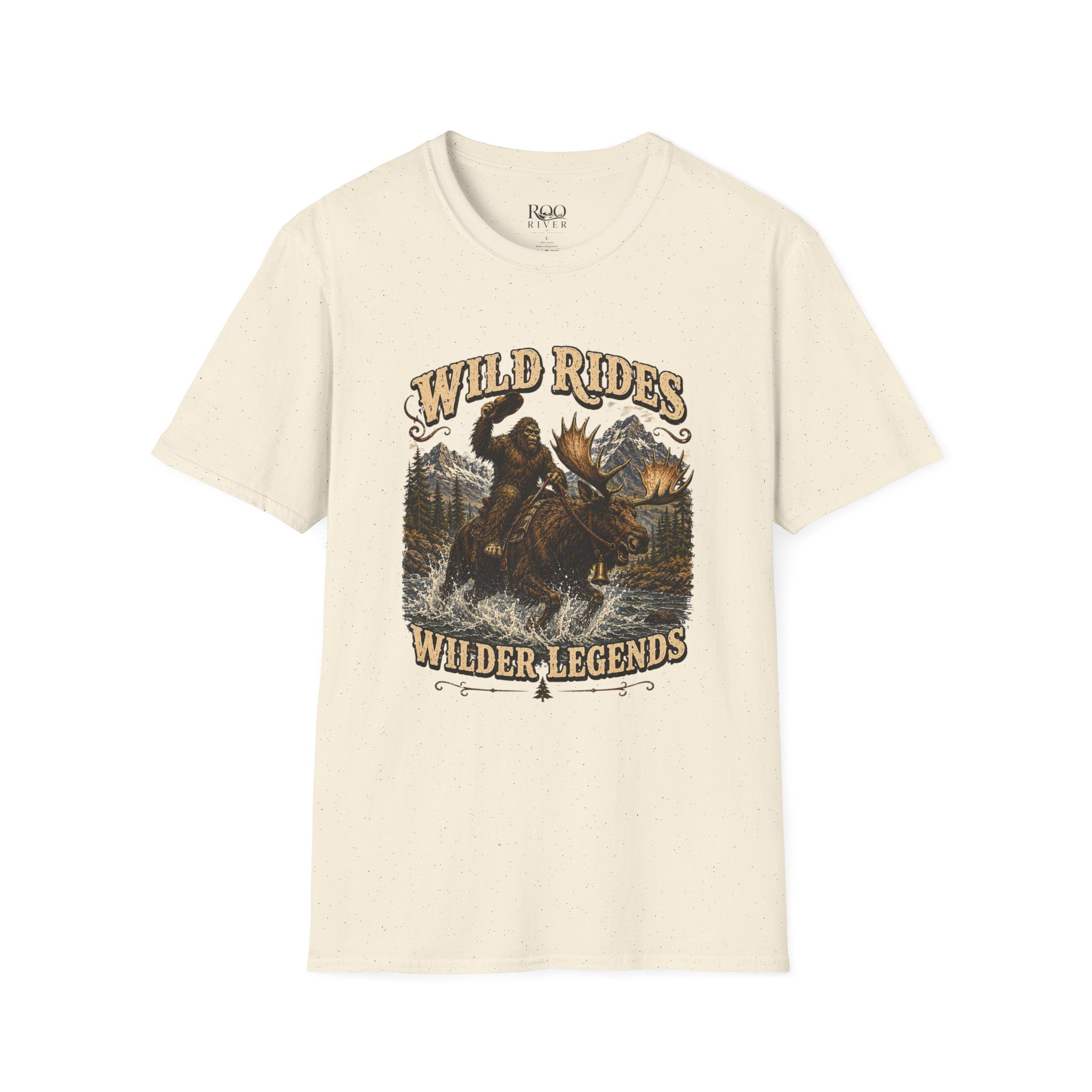 Wild Rides, Wilder Legends Bigfoot & Moose Graphic Tee