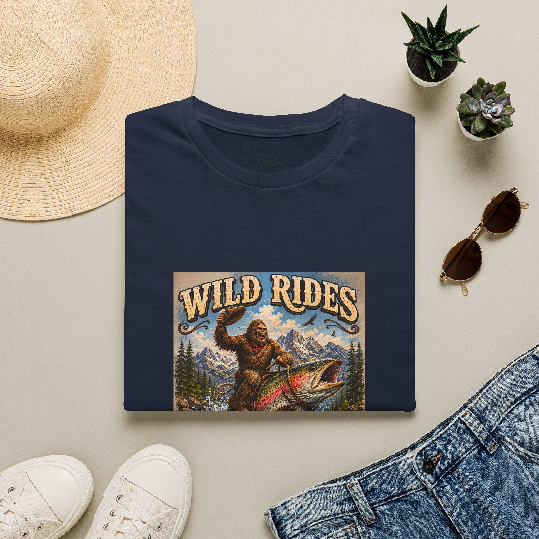 Wild Rides, Wilder Legends Trout Rider T-Shirt