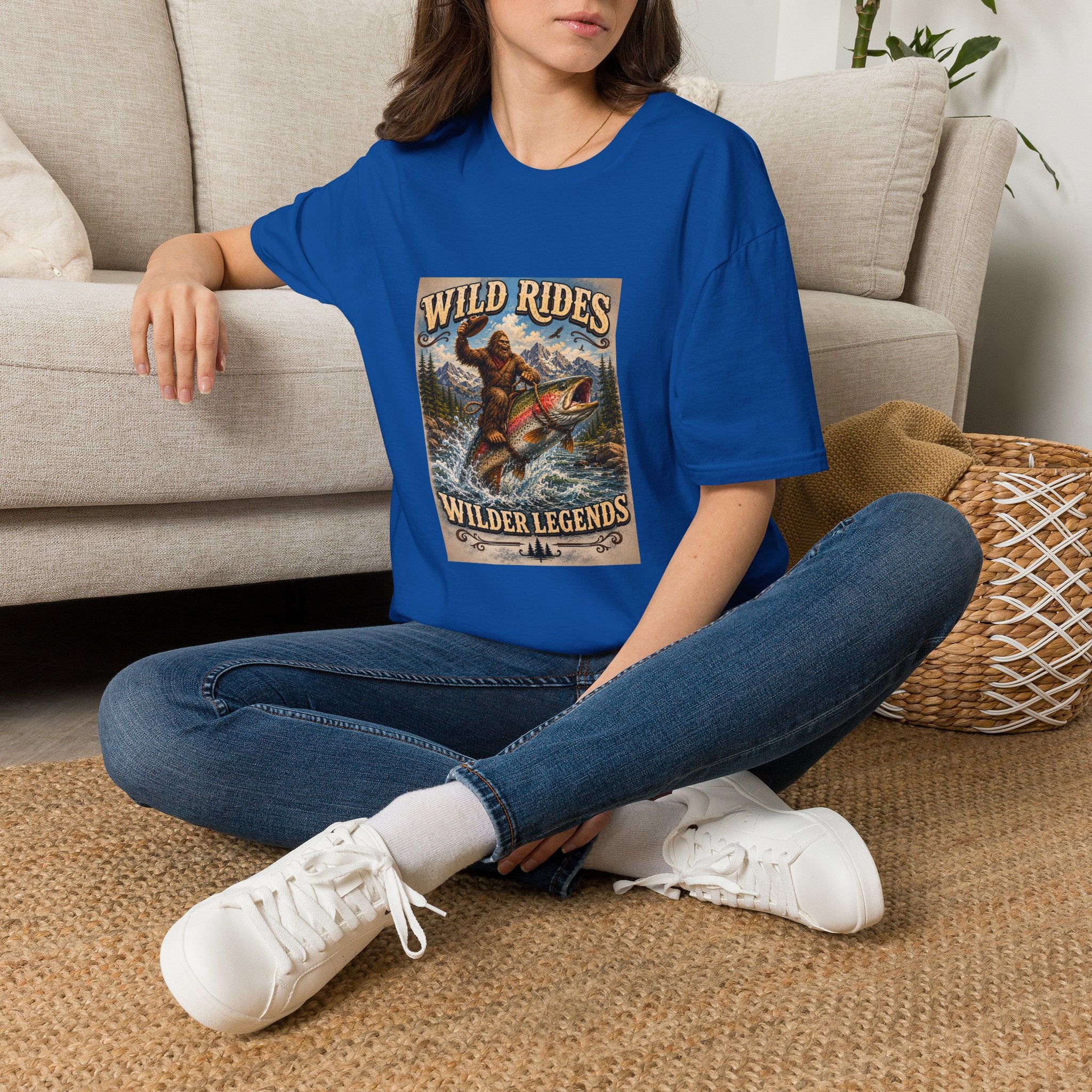 Wild Rides, Wilder Legends Trout Rider T-Shirt