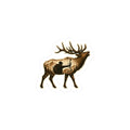Water Resistant Bull Elk Archery Sticker — Outdoors Hunting Nature Kiss-Cut Decal