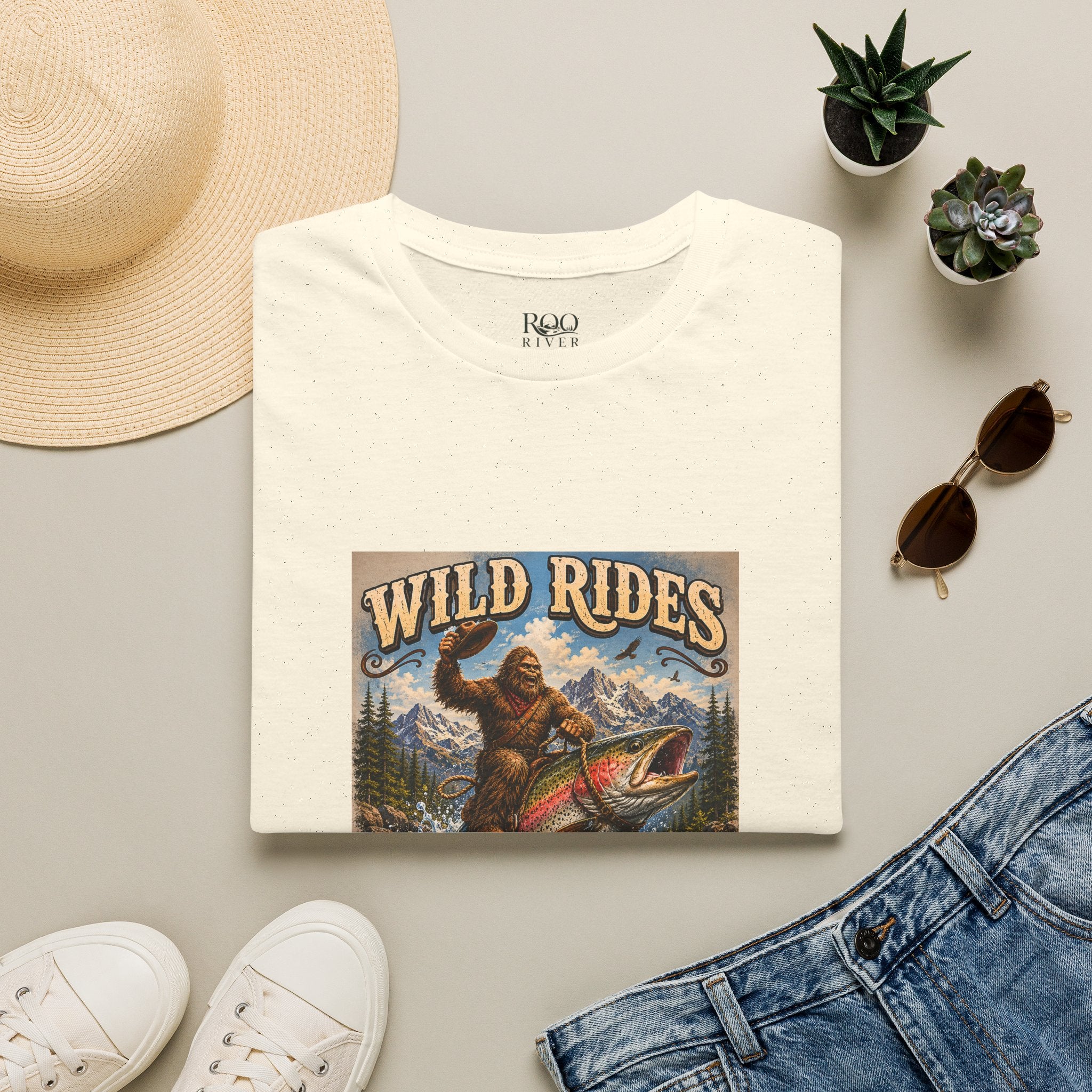 Wild Rides, Wilder Legends Trout Rider T-Shirt