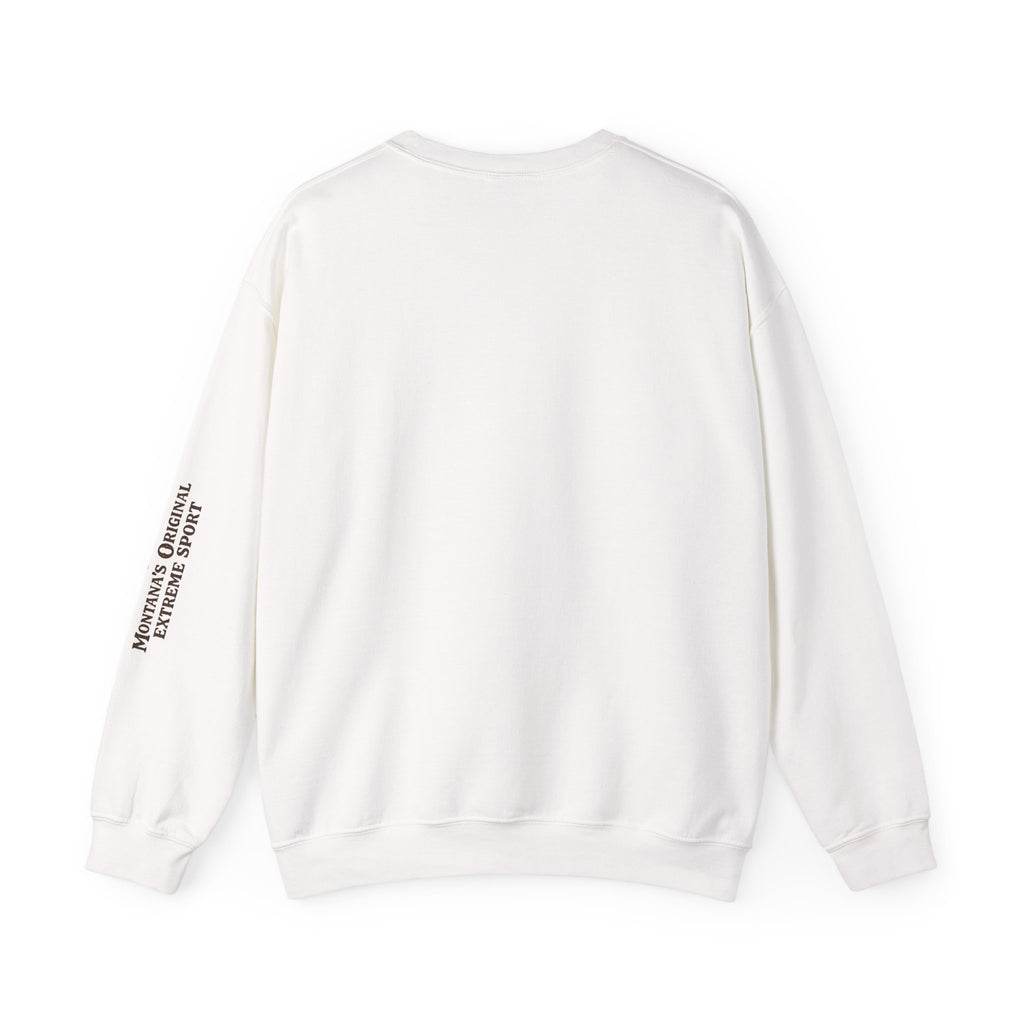 Wild Rides, Wilder Legends Crewneck Sweatshirt — Vintage Bear Rider Graphic