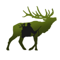 Mountain Monarch Elk Sticker