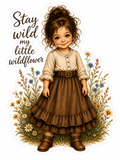 Little Wildflower Cowgirl Sticker