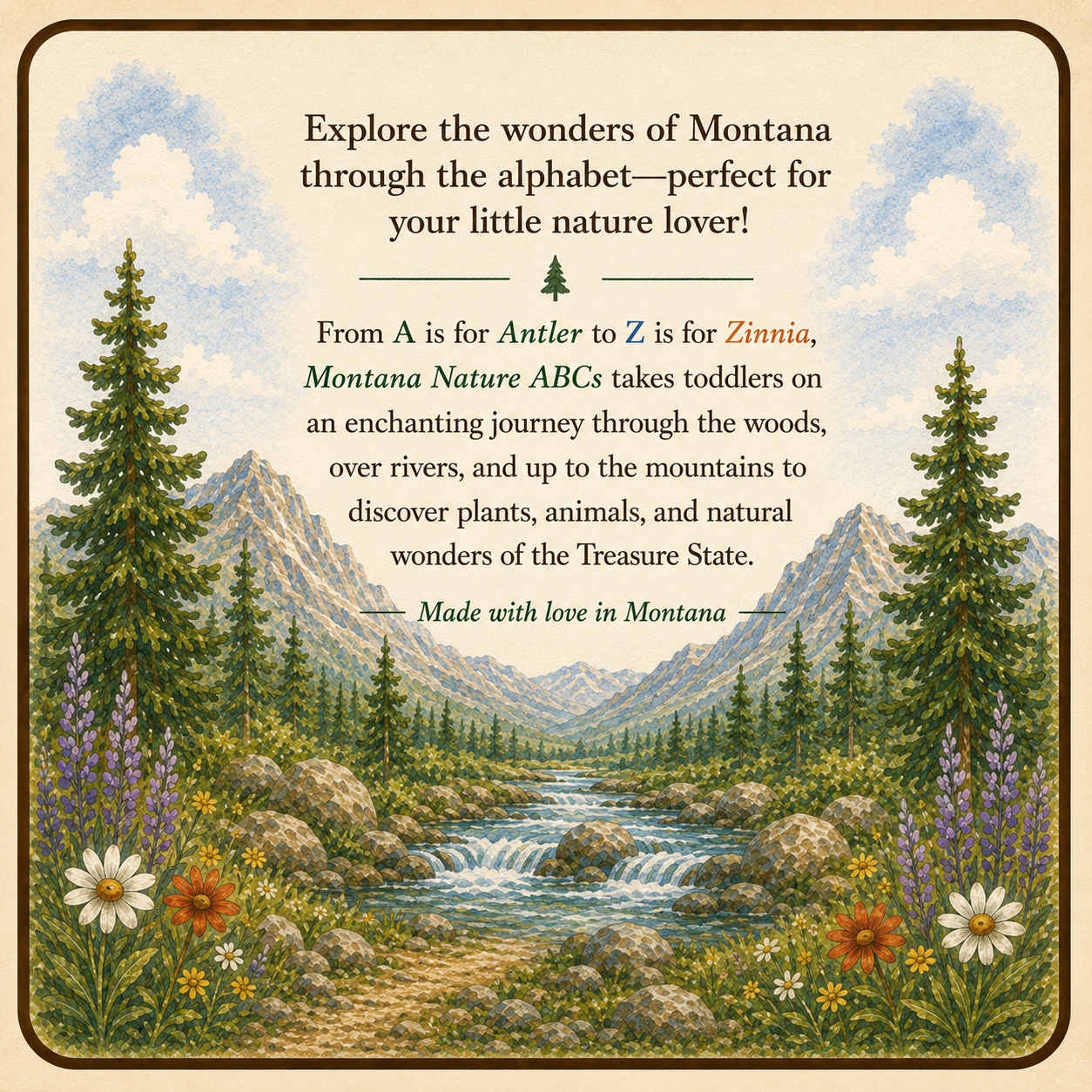 Montana Nature ABCs: A Toddler's First Nature Alphabet